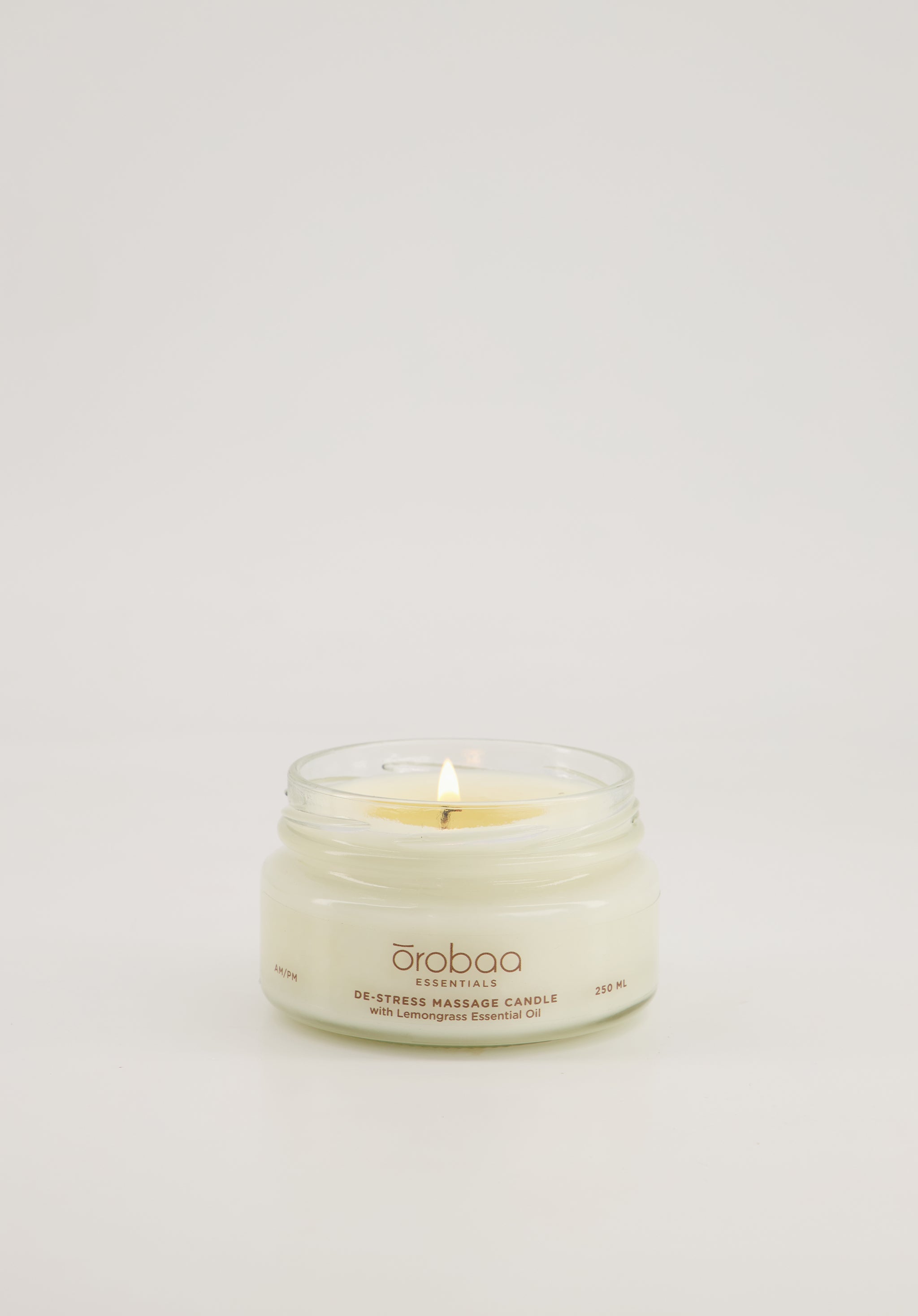 De-Stress Massage Candle – Lemongrass
